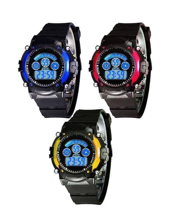 Pack Of 3 - Sports Watch For Kids