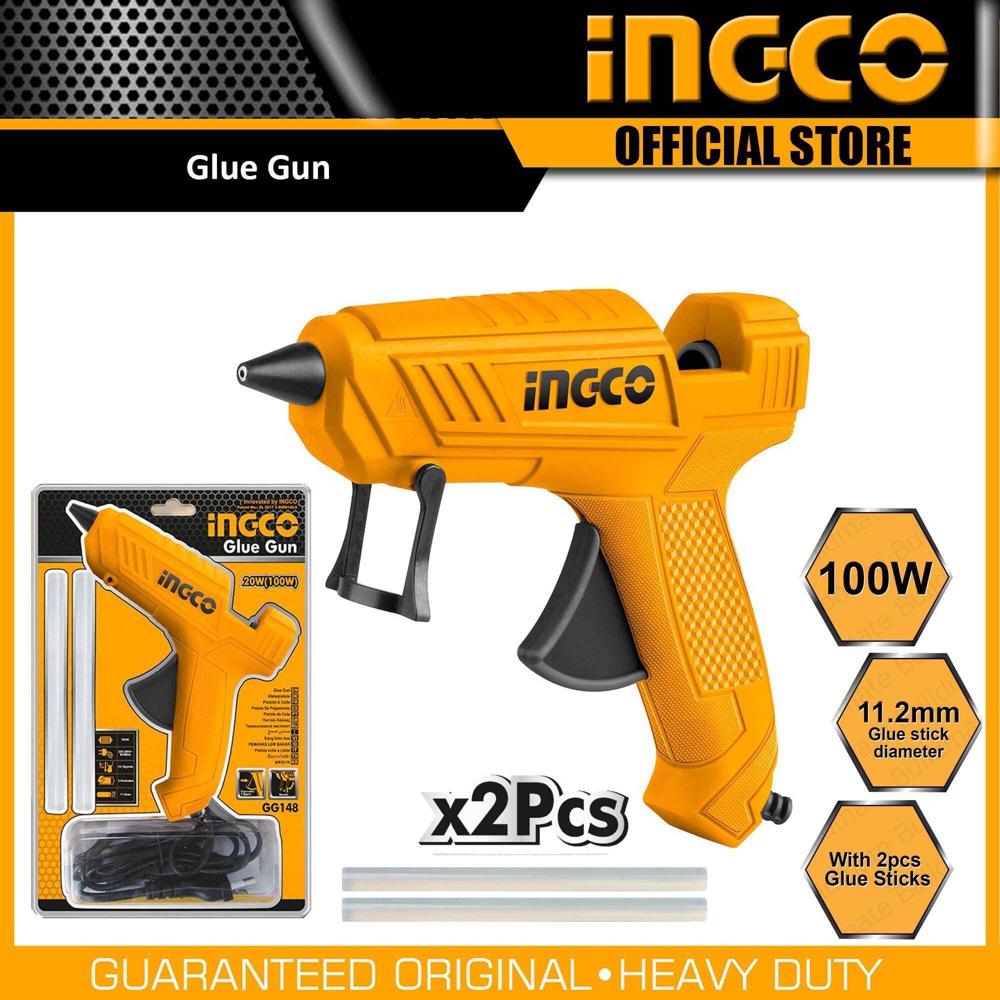 Ingco Corded High Temperature Hot Glue Gun 11.2Mm