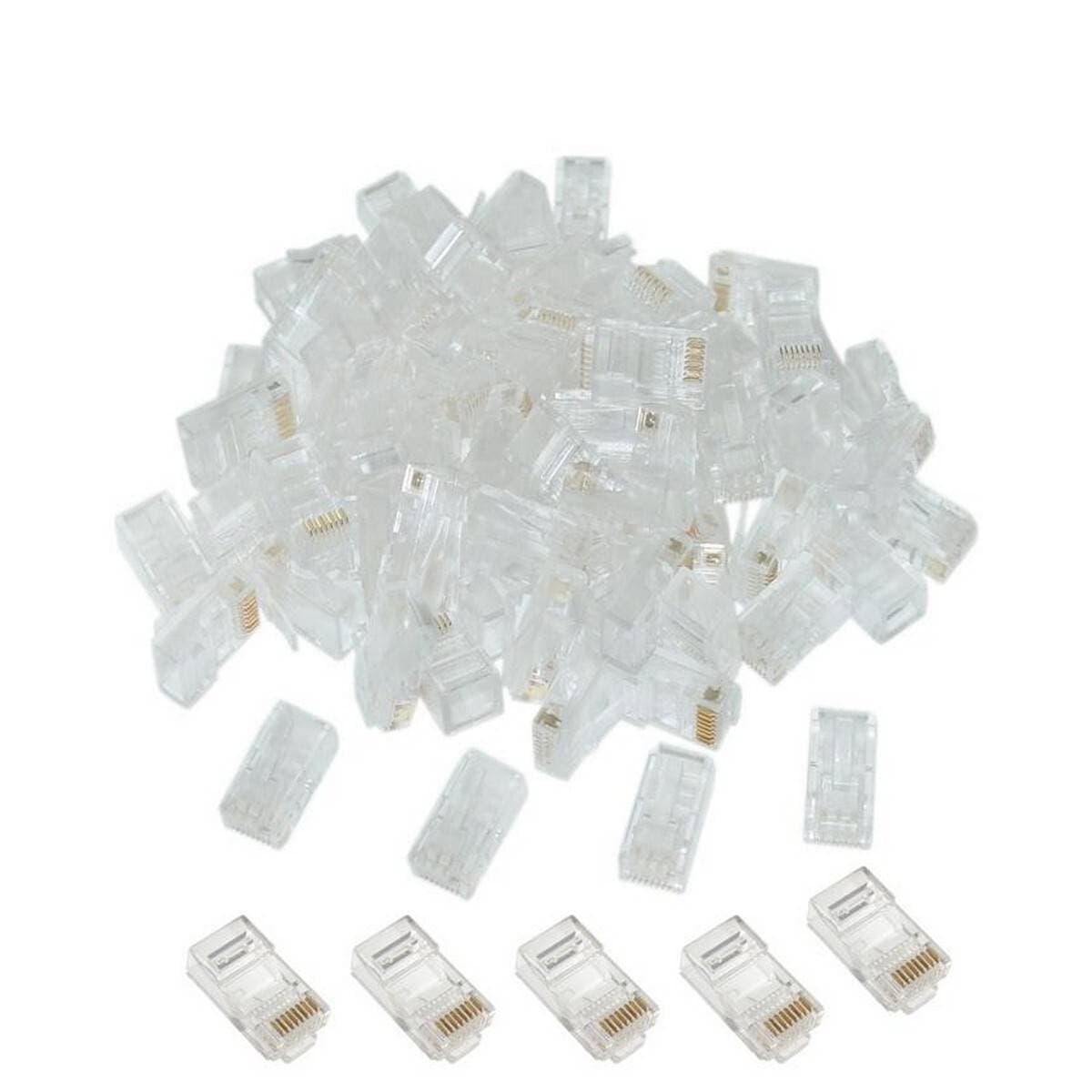 Pack Of 1000 -  Rj45 - Modular Plug Network Lan Ethernet Connector