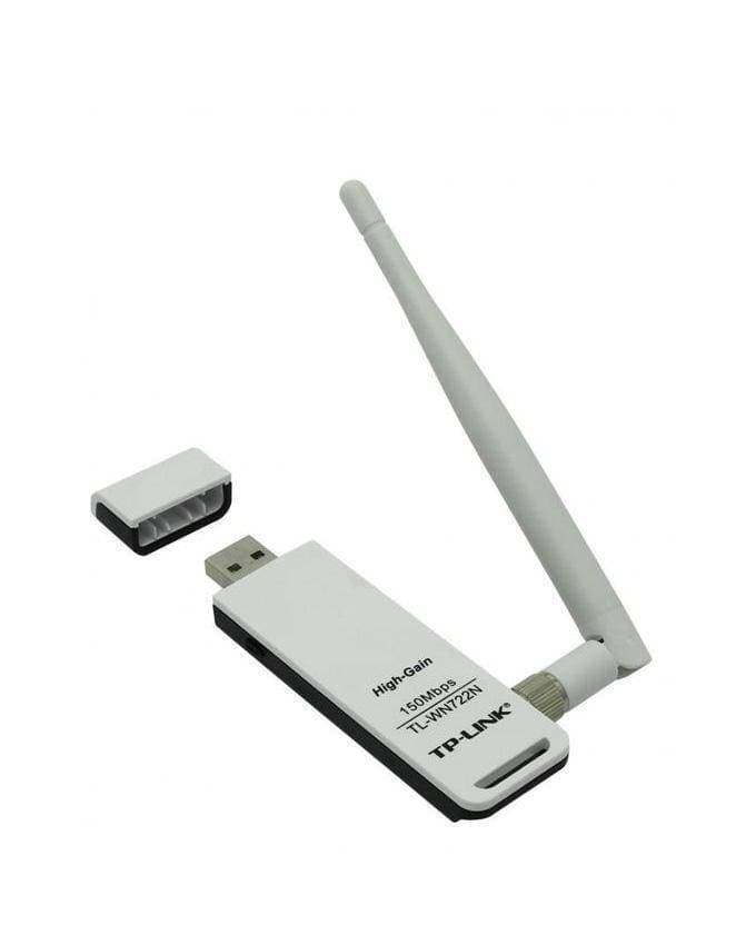 High Gain Wireless Usb Adapter - 150Mbps - White