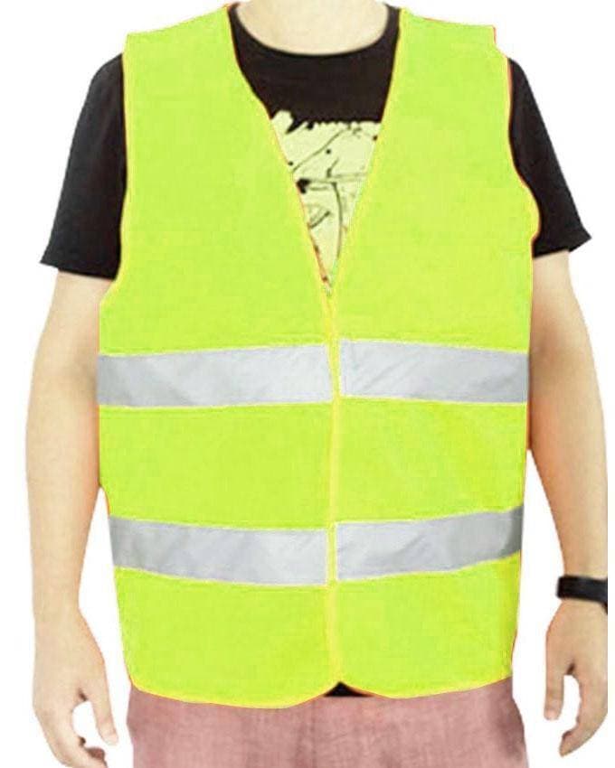 Safety Vest Jacket With Reflective Strips.