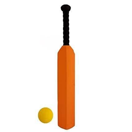 Soft Foam Cricket Bat And Ball For Kids (Multicolour)