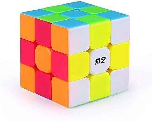 Stickerless 56Mm Qiyi Warrior S Rubiks Cube 3X3 - Magic Speed Cube Puzzle Toys