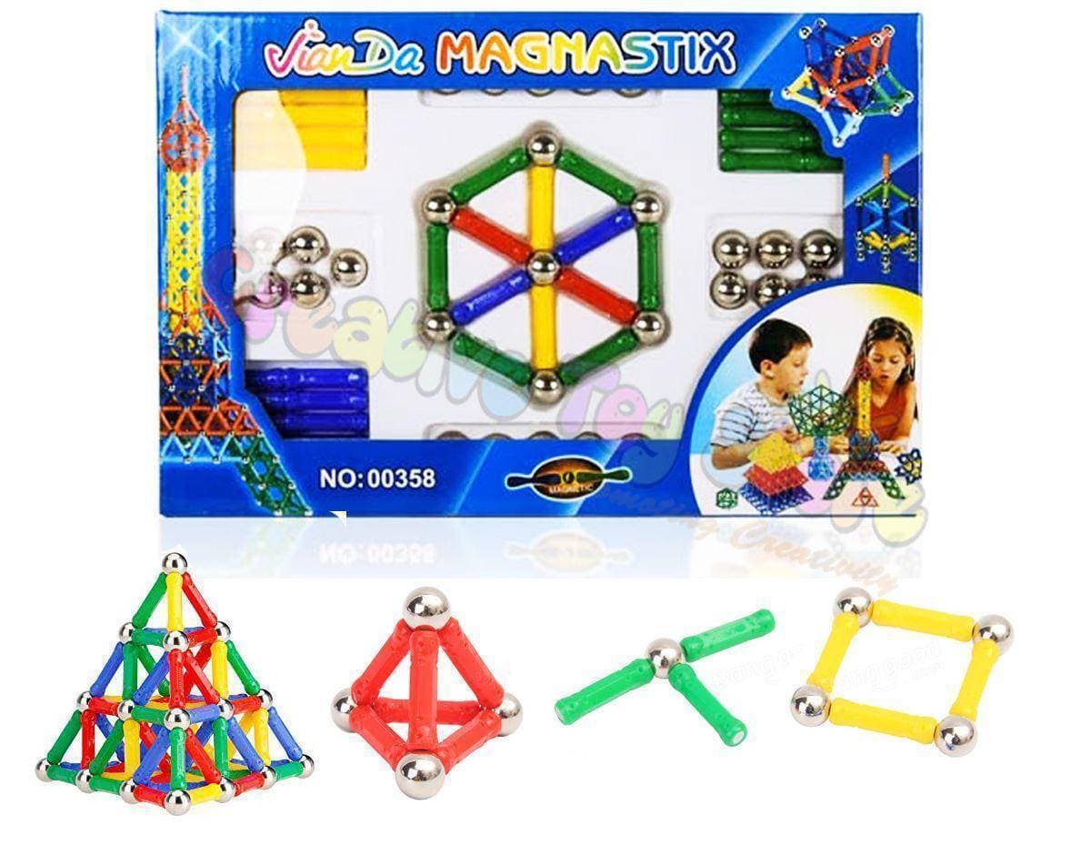 Magnetic Construction Building Block Set Toy 84 Pcs 00358