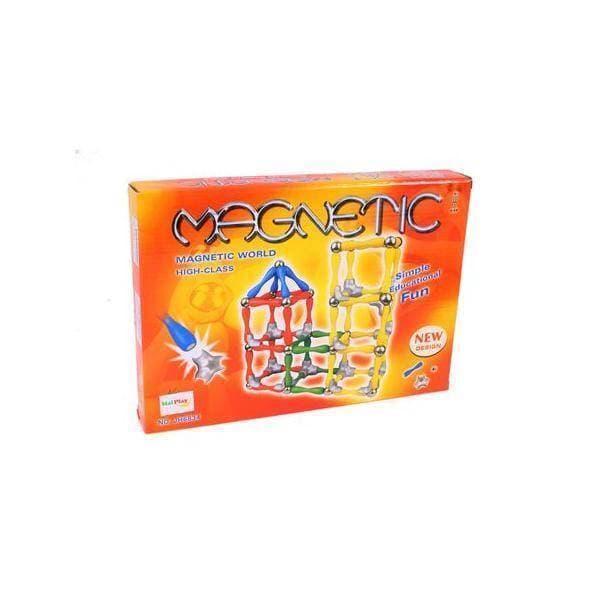Klocki Magnatic Blocks Multi Color 148Pcs Magnetic World