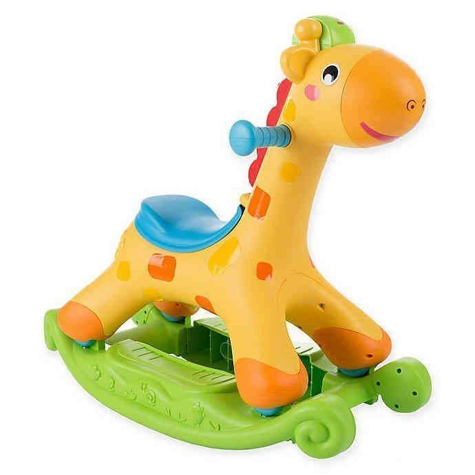 Learning Fun 2 In 1 Rocker & Scoot Rocking Tunes Giraffe