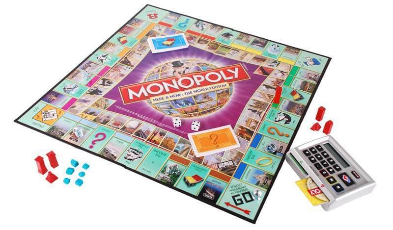 Monopoly With Creditcard Electronic Banking High Quality Original Board Game