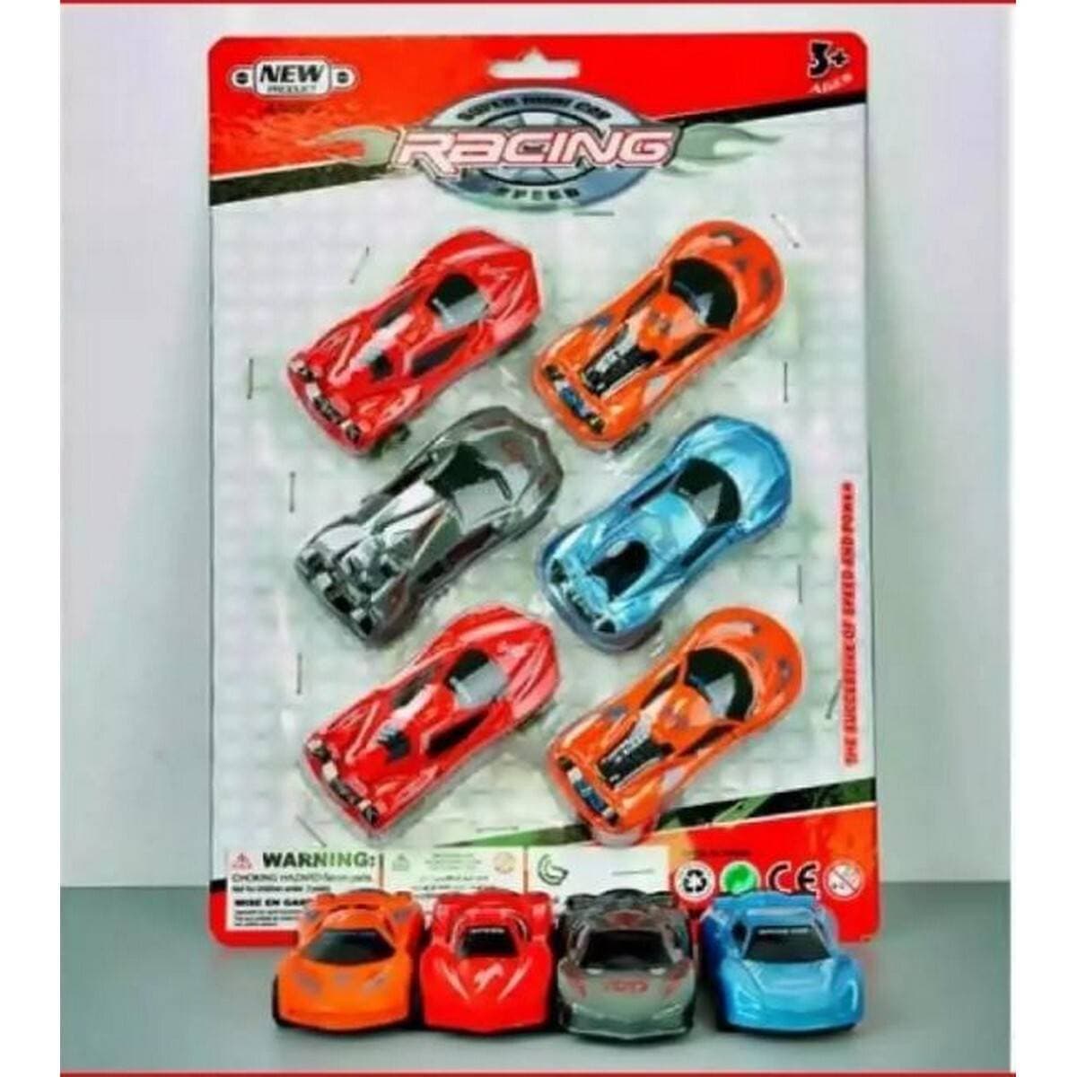 Pack Of 6 Cars Toy Set For Kids