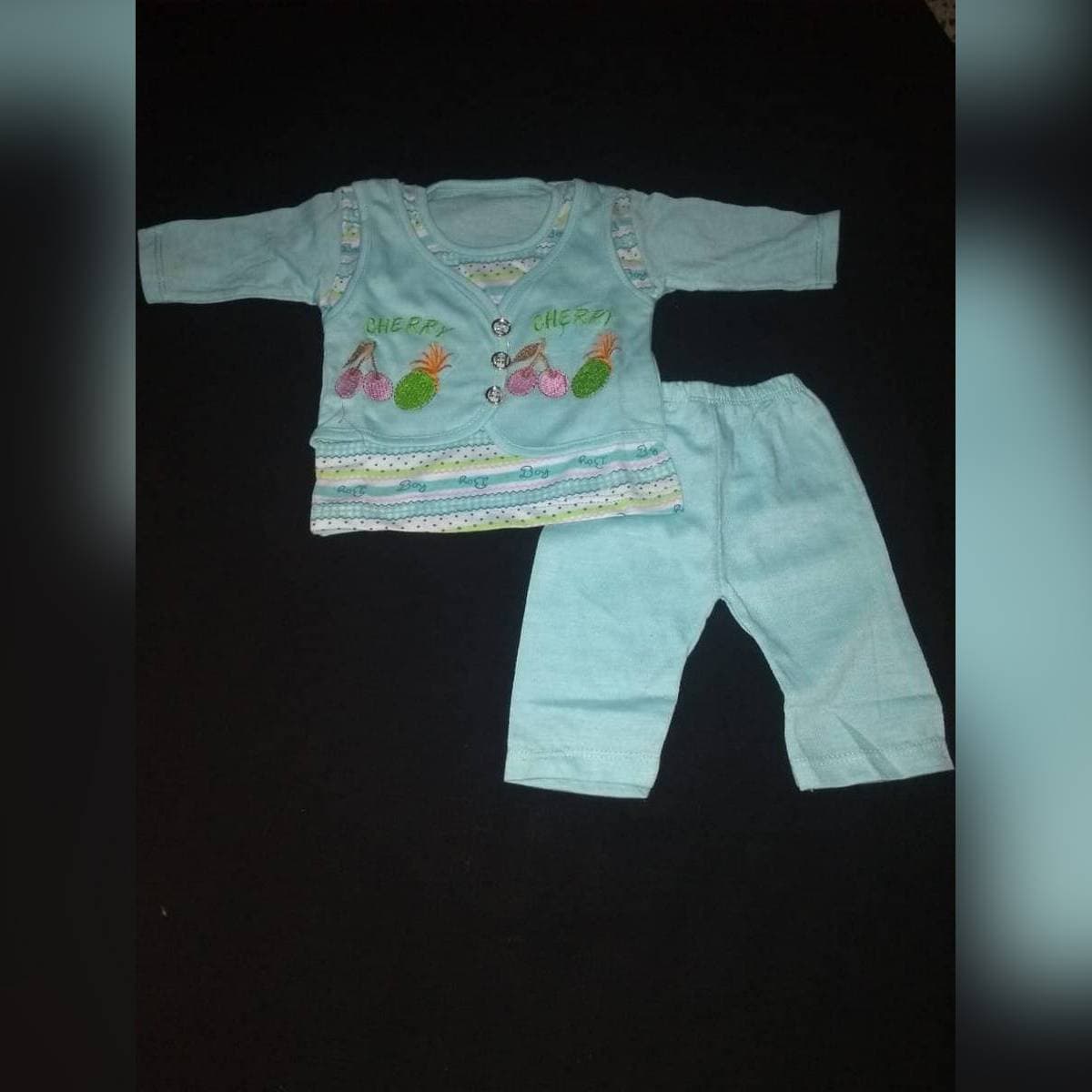 Pack Of 3 New Born Baby Boy Baba Full Slives Dress