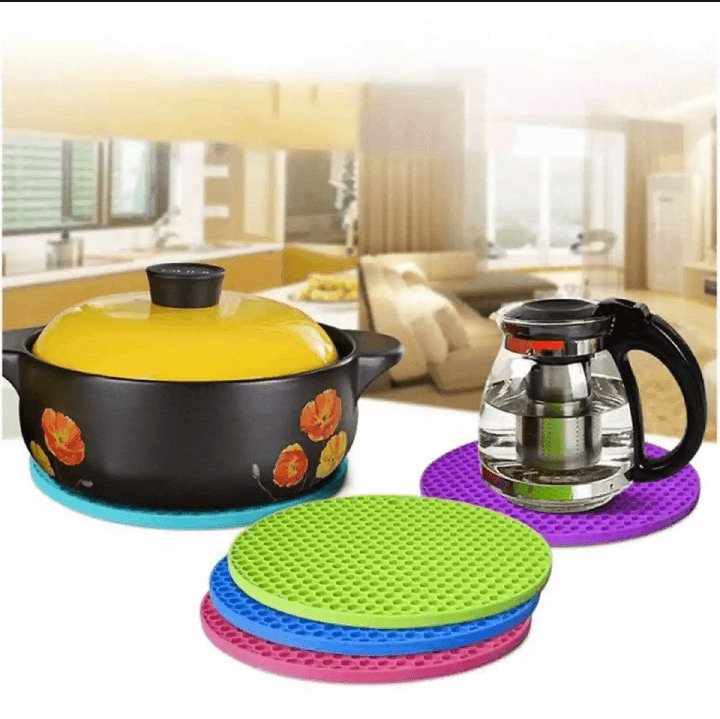 Silicone Hot Pot Holder Multi-Purpose Hot Pads Heat Resistant - 1Pc