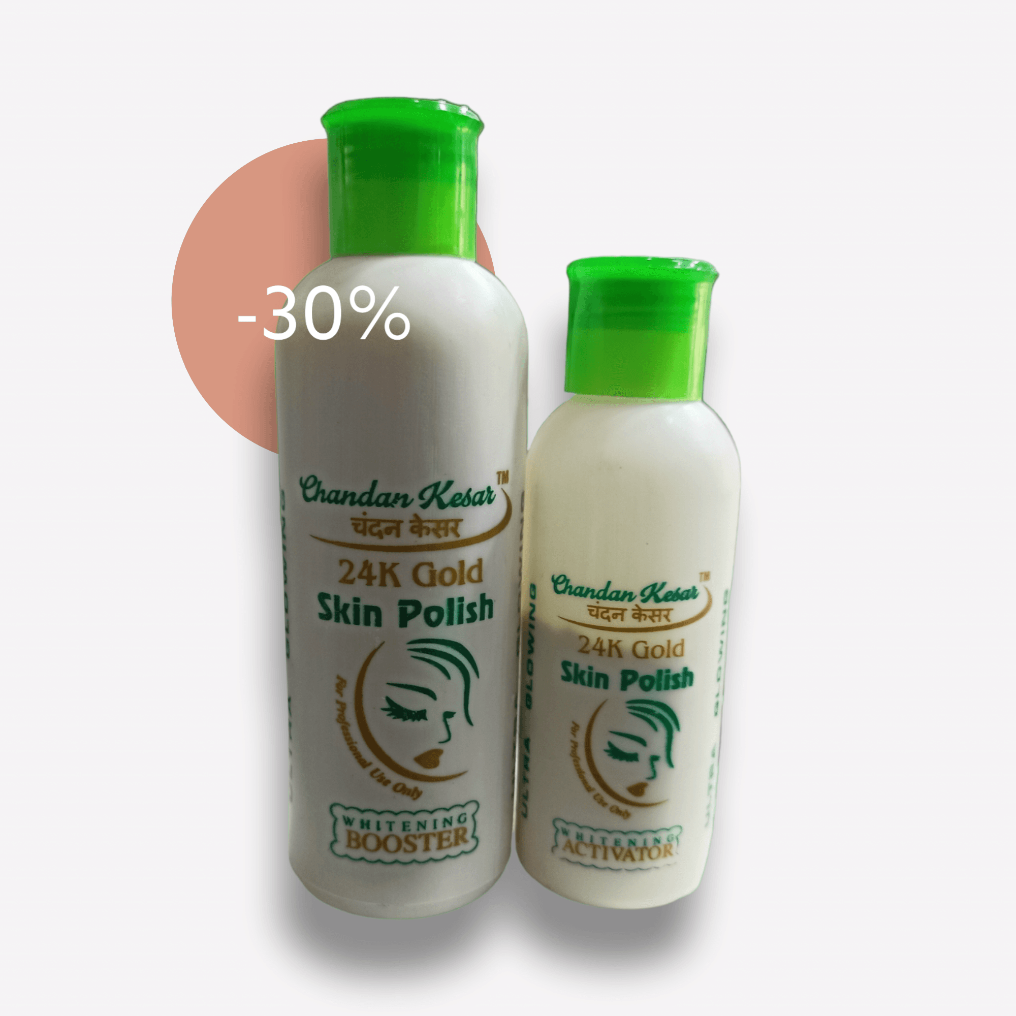 Chandan Kesar 24k Gold Skin Polish Set