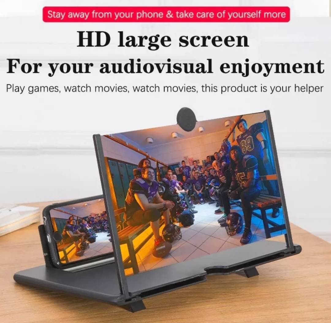 Mobile Phone Screen Magnifier Eyes Protection 3D Mobile Screen