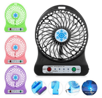 Mini USB Rechargeable Hand Held Air Conditioner Cooler Fan