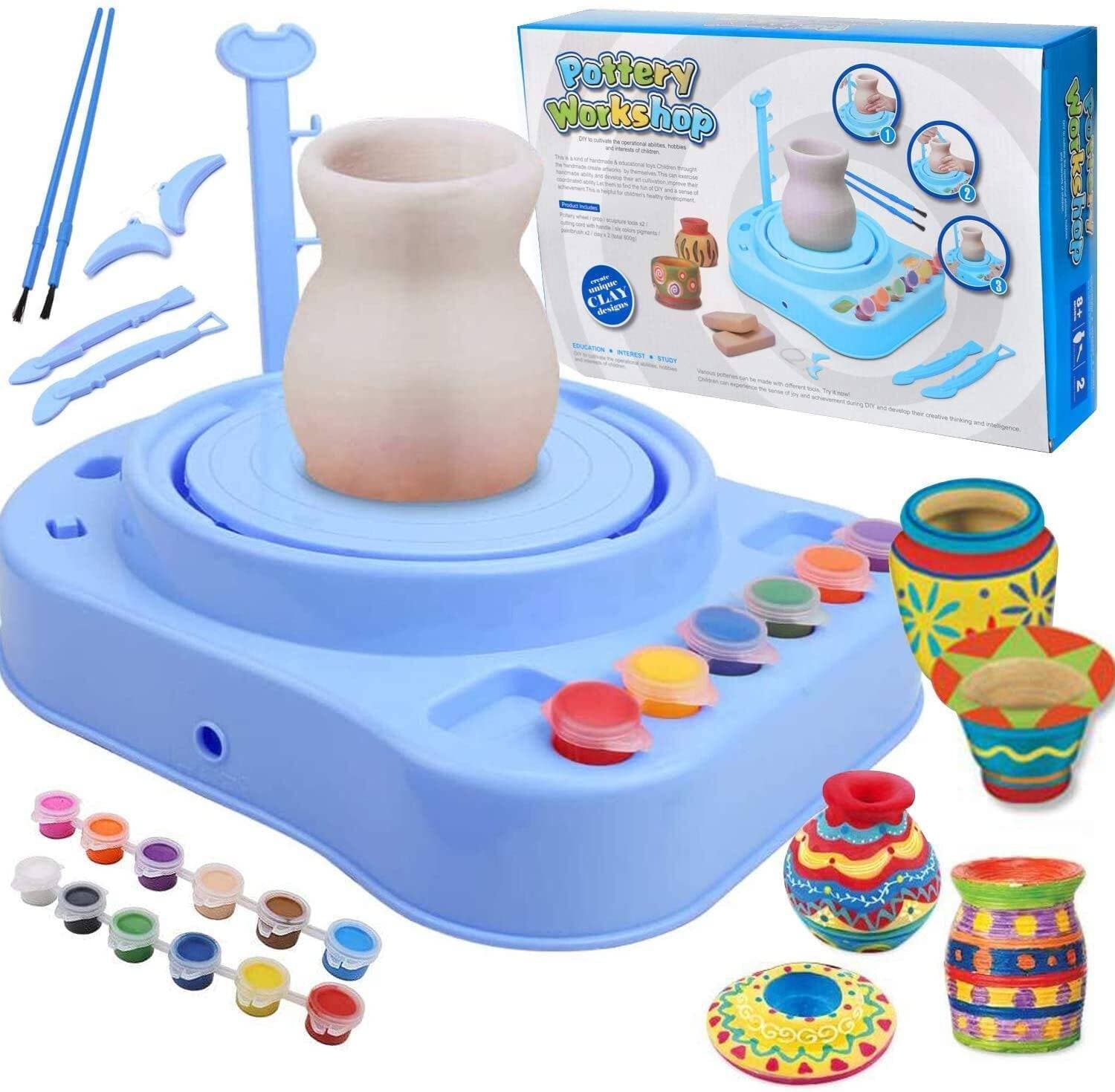 Pottery Wheel For Kids, Do Art Pottery Studio, Arts And Crafts For Kids