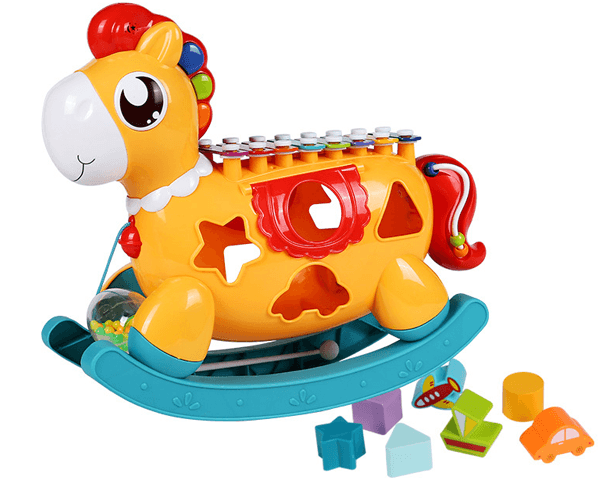 Huanger Happy Pony Musical Toy Best Gift For Kids Newest Xylophone Toy