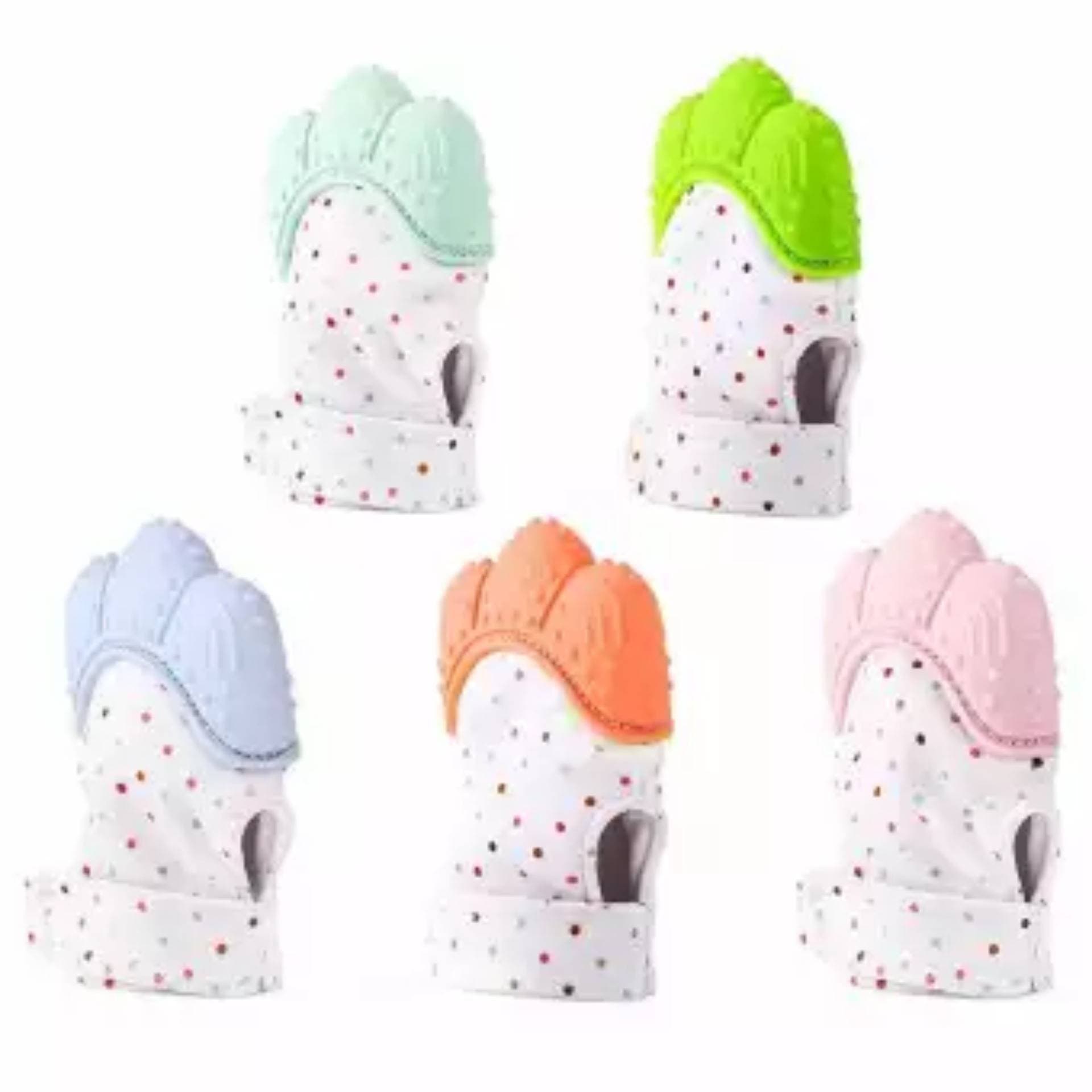 Baby Teething Mitten For Babies - Self-Soothing Pain Relief Teething Mitten Glove