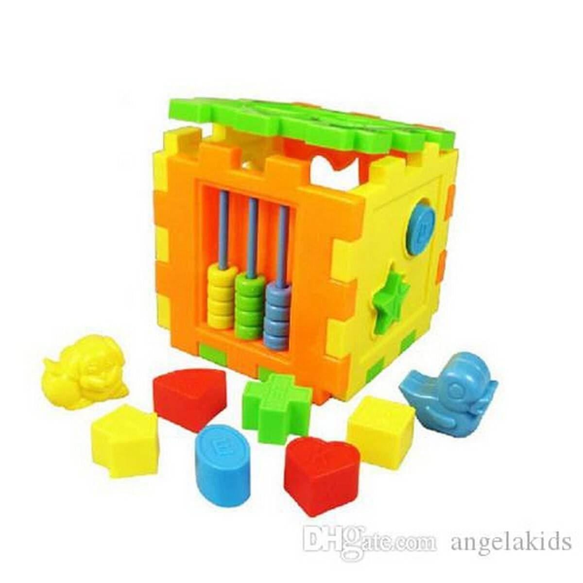 Baby Toys Baby Colorful Block Matching Sorting Educational Toy Geometry Shape Intelligence