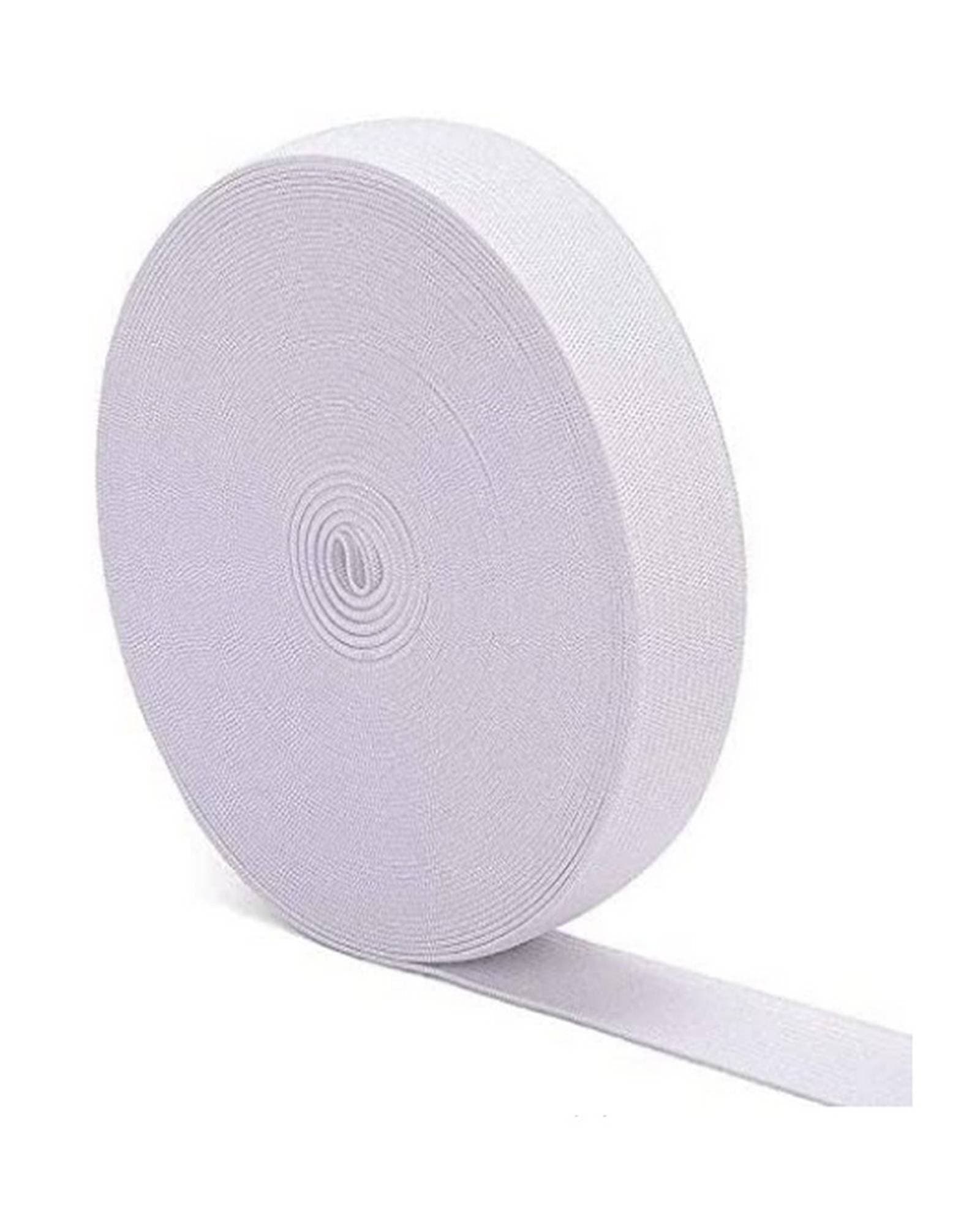 10 Meter Elastic Roll 1.25 Inch Wide - White