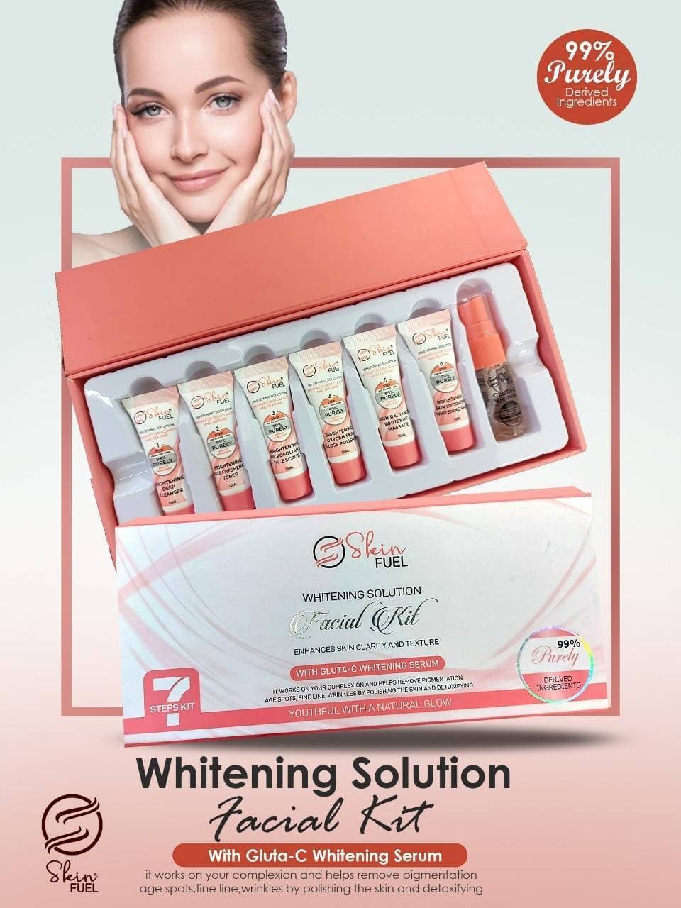 skin fuel whitening Solution Facial kit