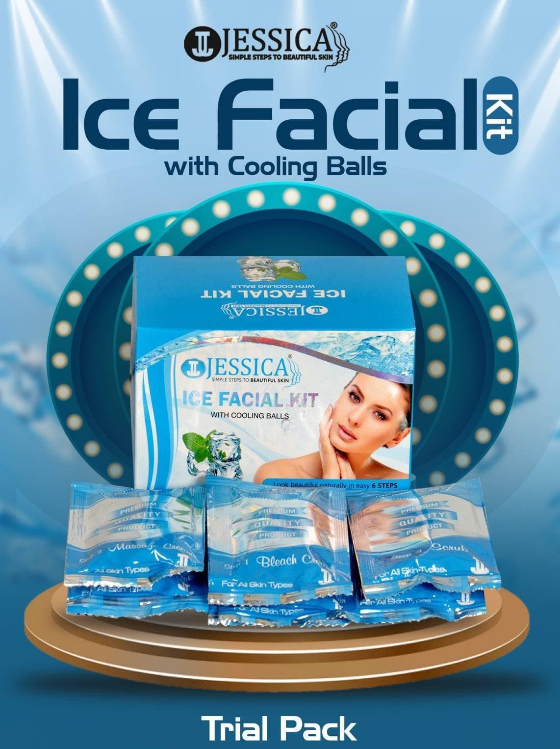 Jessica ice Facial sache 7 step kit