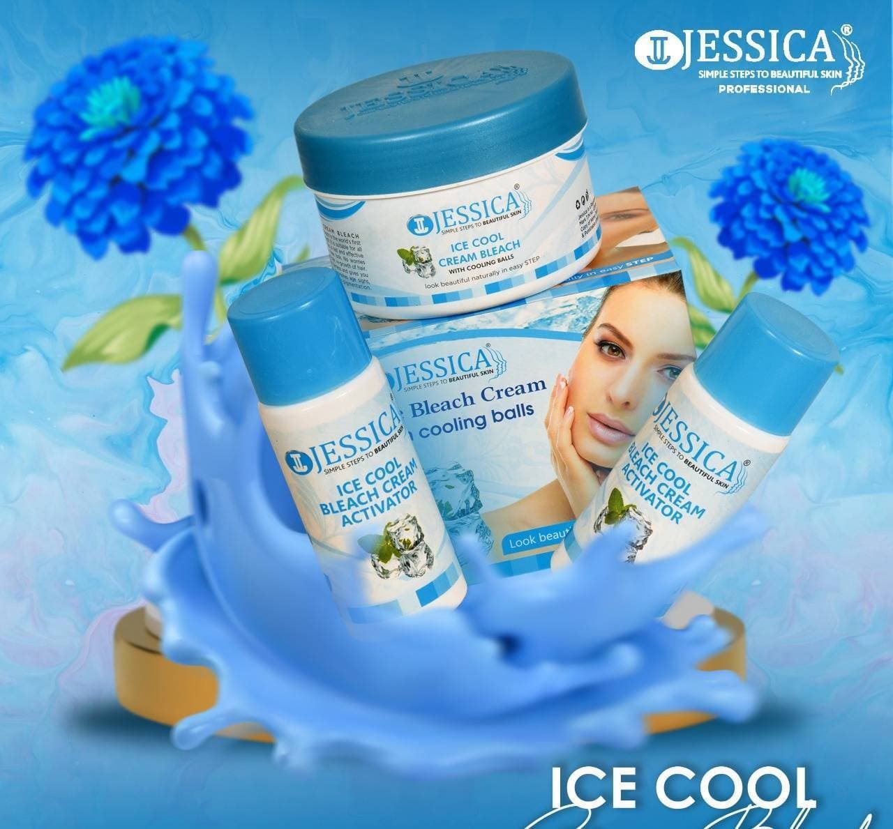 Jessica ice cool bleach For face and body