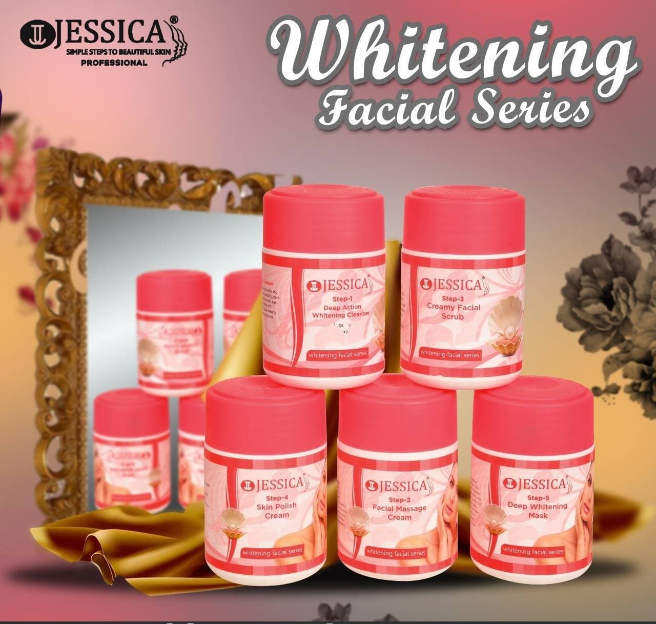 Jessica whitening 5 steps Facial kit