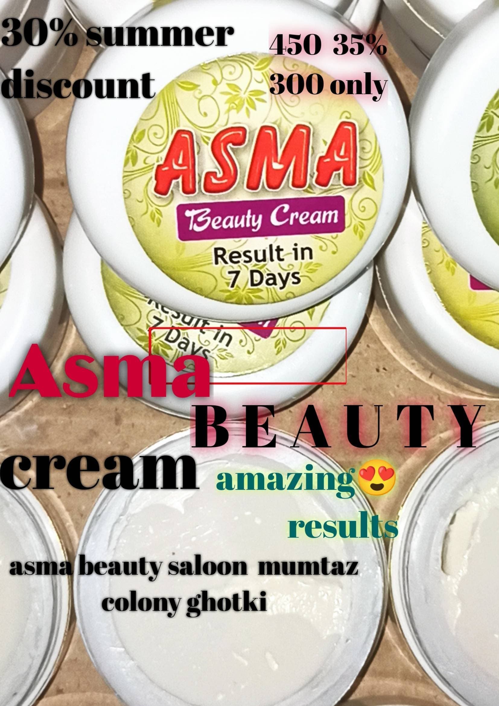 Asma beauty cream