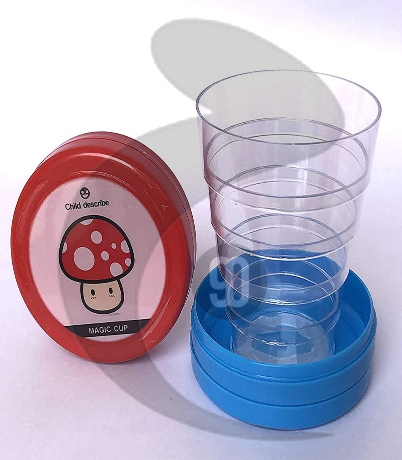 1 PCS Portable Plastic Folding Collapsible Magic Cup/Glass