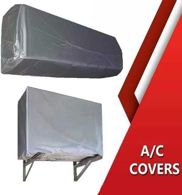 Ac Dust Cover For Indoor & Outdoor Unit - Silver