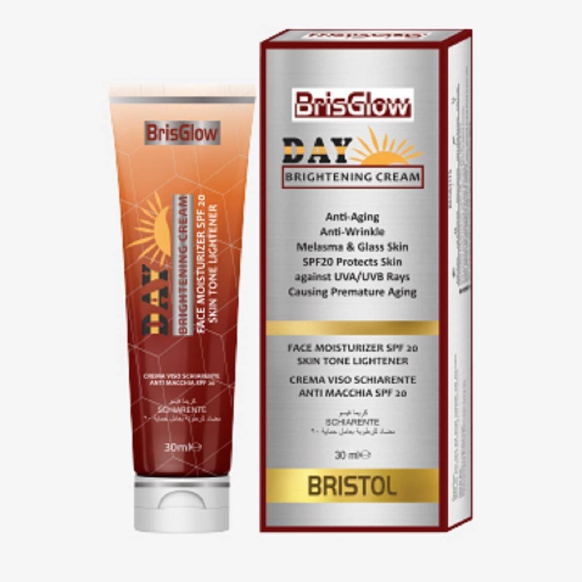 Brisglow Day Face Whitening Cream - 30ml