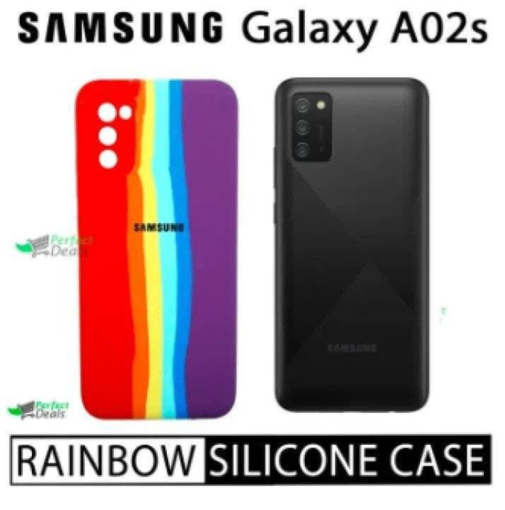 Rainbow Silicon Back Cover Pouch for Samsung Mobile