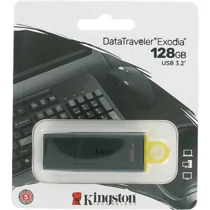 Kingston 128GB USB Flash Drive - Black