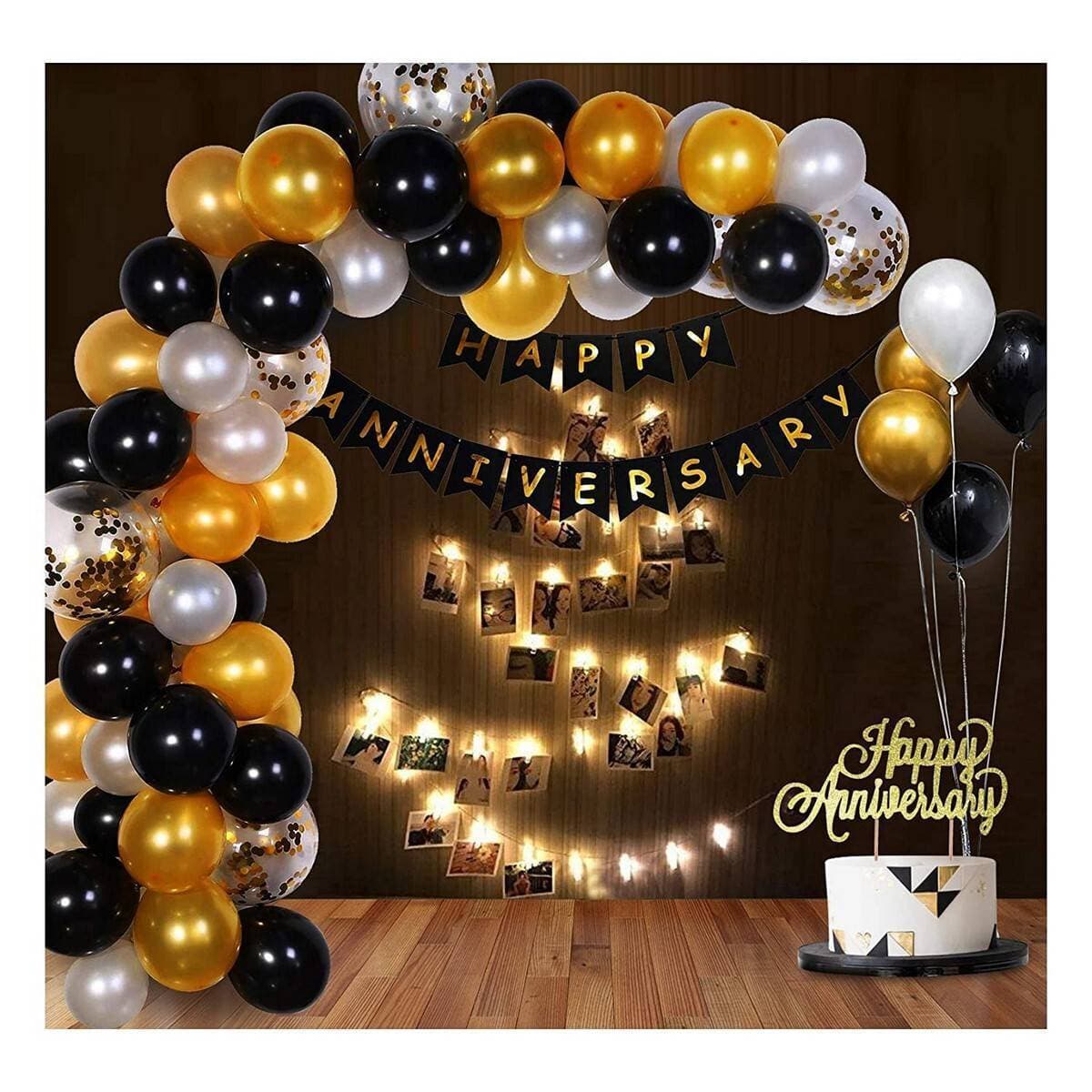 Beautiful Theme Of Happy Anniversary Card Banner