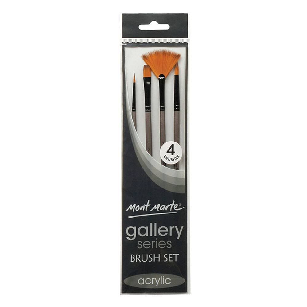 Mont Marte Brush Set - 4 Pcs (Bmhs0010)