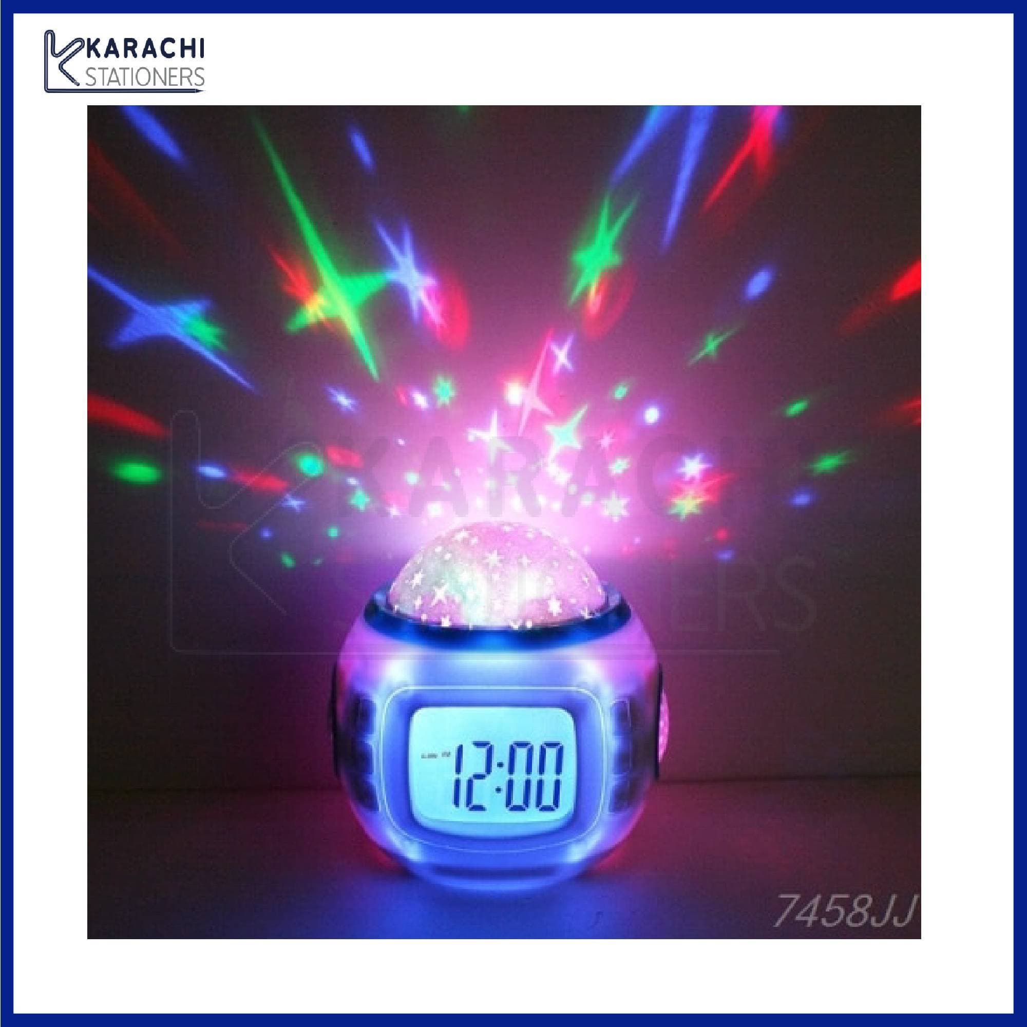 Music Star Sky Digital Clock Led Projector Alarm Clock