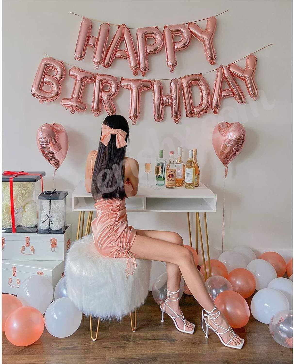 Birthday Rubber Decoration Items 30 Pcs Balloons