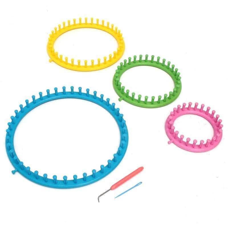 Round Knitting Looms Set Scarf Hat Maker Crochet Kit