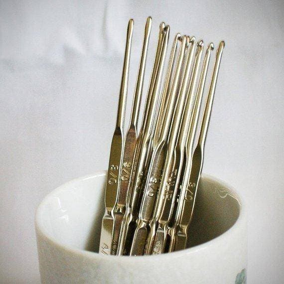 8 Pcs/Set Knitted Tools Stainless Crochet Tulip Japan-Ks