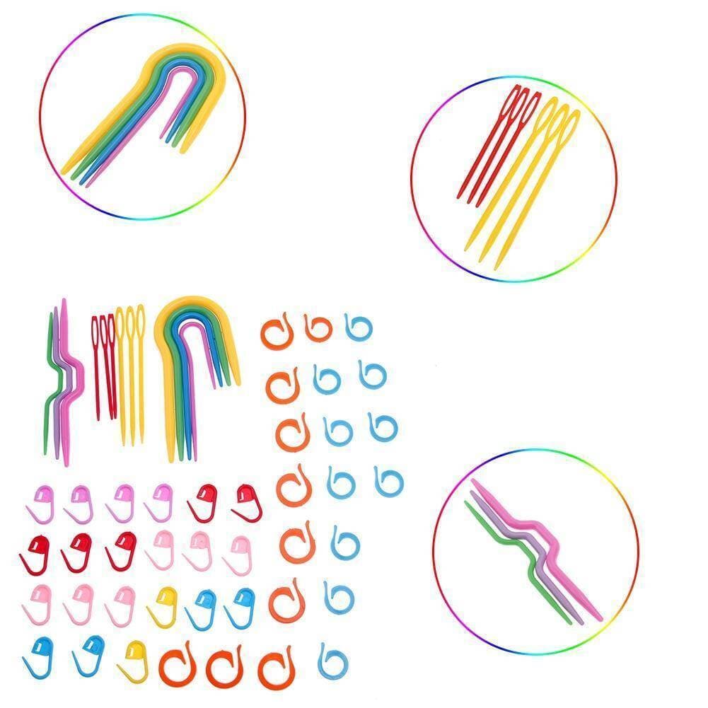 Plastic Knit Stitch Knitting Clip Craft Crochet Needles Hook
