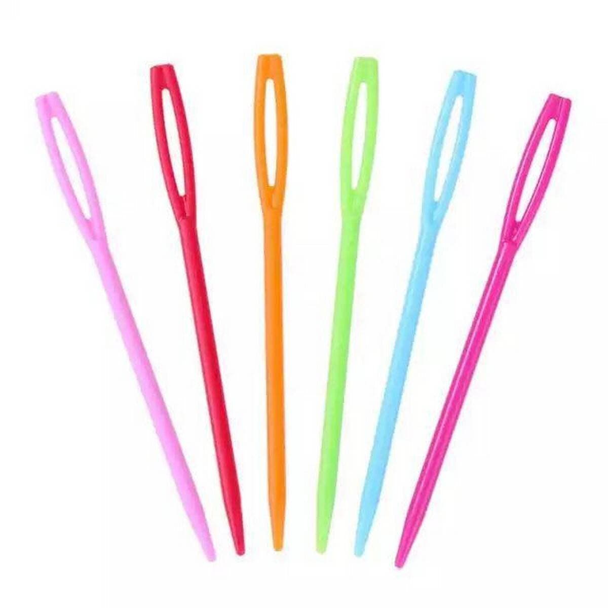 7Cm Plastic Knitting Needles Crochet Hooks Tapestry Wool Yarn Needles