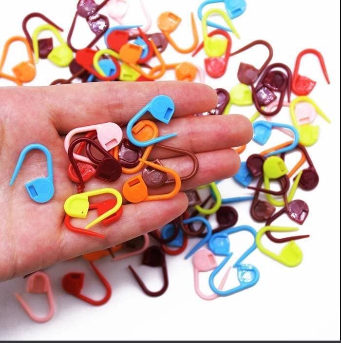 Multi Color Locking Stitch Markers Crochet And Knitting Tools 20 Pcs-Ks