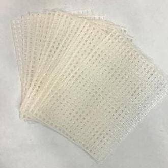 Plastic Canvas Sheet - 2 * 3.25 Inches (12Pcs)-Ks