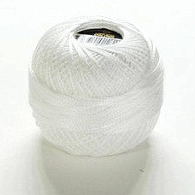 10 White Anchor Embroidery Pearl Cotton-Ks