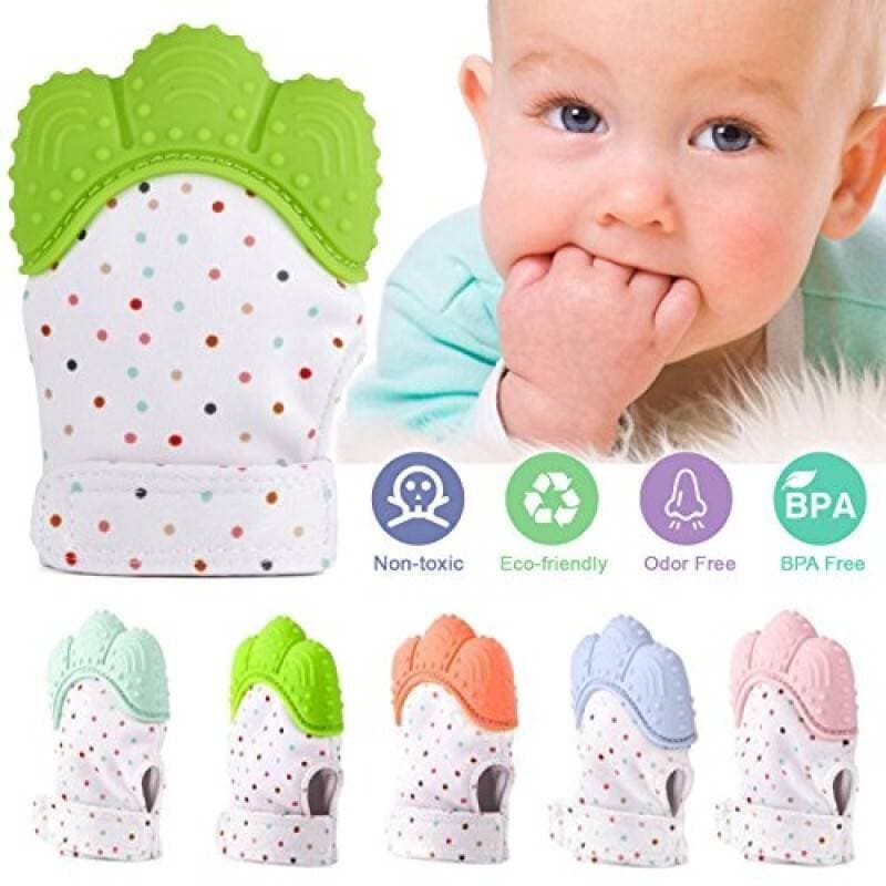 Pack Of 5 - Food Grade Finger Silicone Teether
