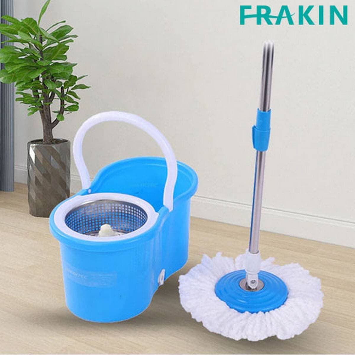 Spin Mop - Easy Spin Magic Mop Set [Steel Bucket]