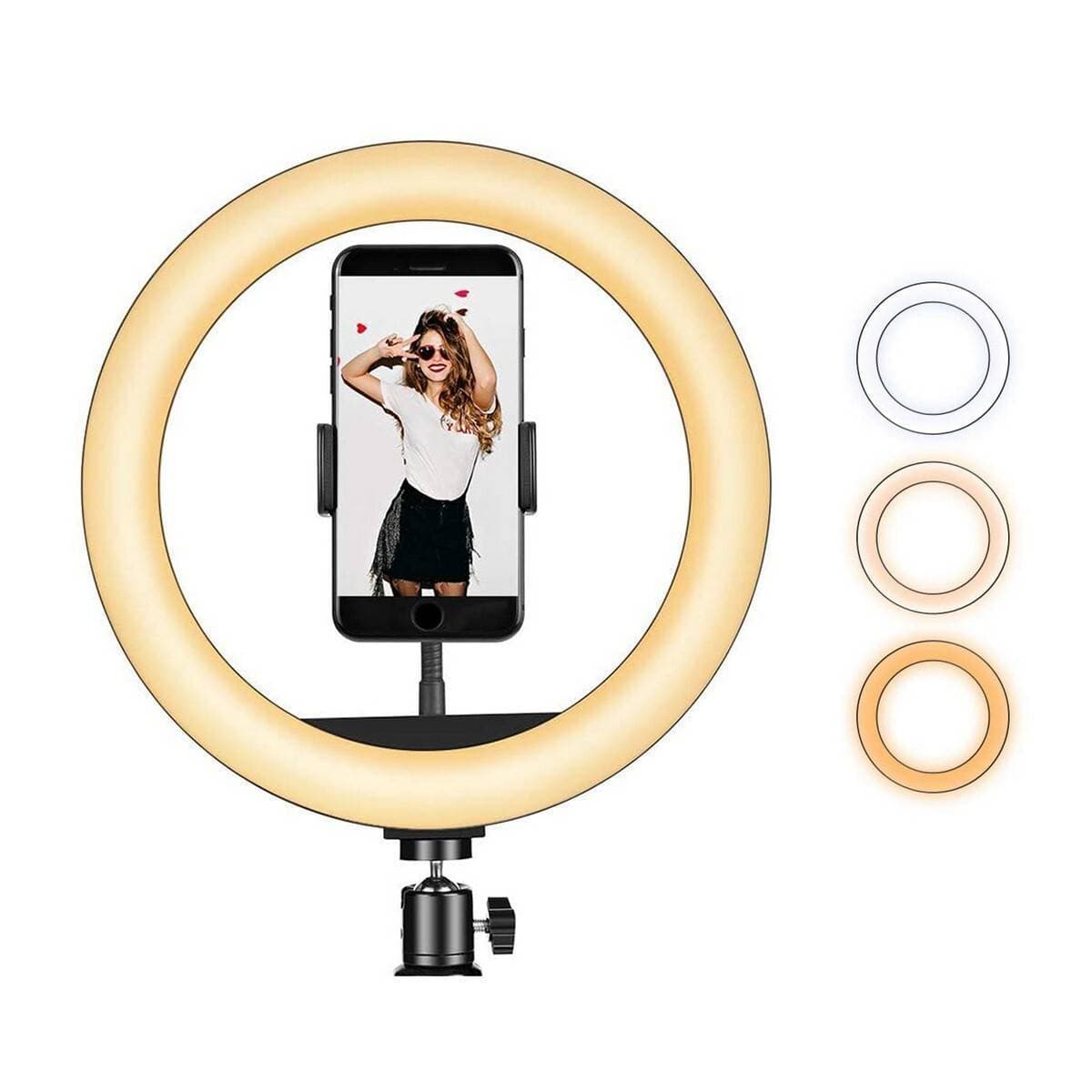 Ring Light 26 Cm Metal Ball-Head And Mobile Holder