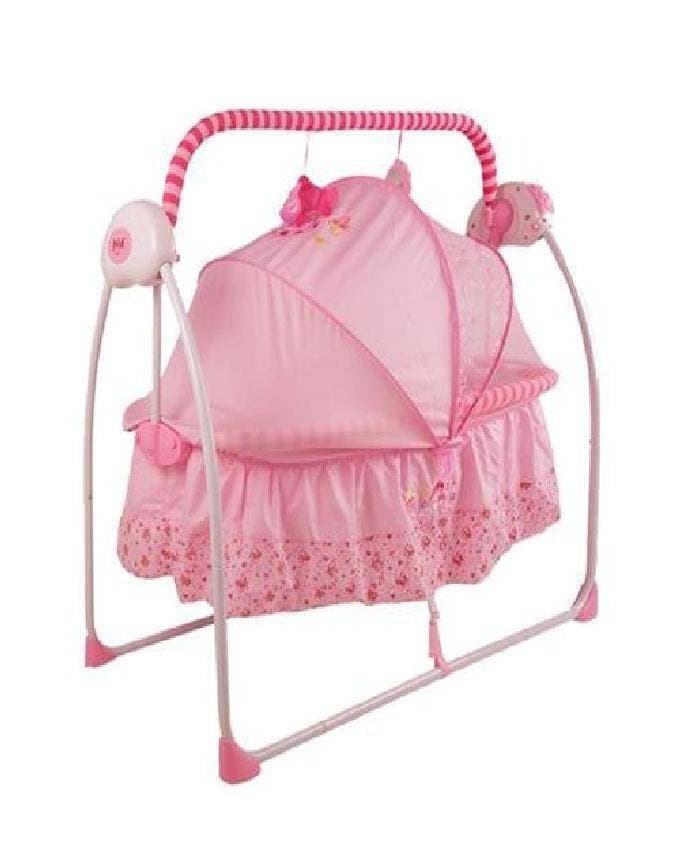 Baby Cradle Electric Swing - Pink