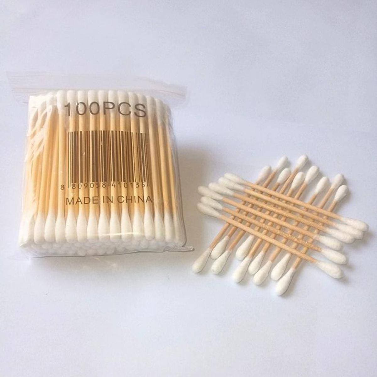 Cotton Buds Ear Cleaning Swabs - Pack of 100 PCS