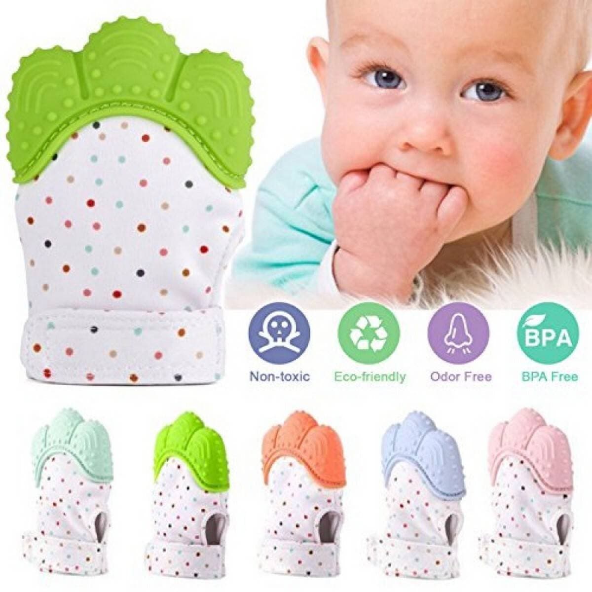 Pack Of 2 - Food Grade Finger Silicone Teether