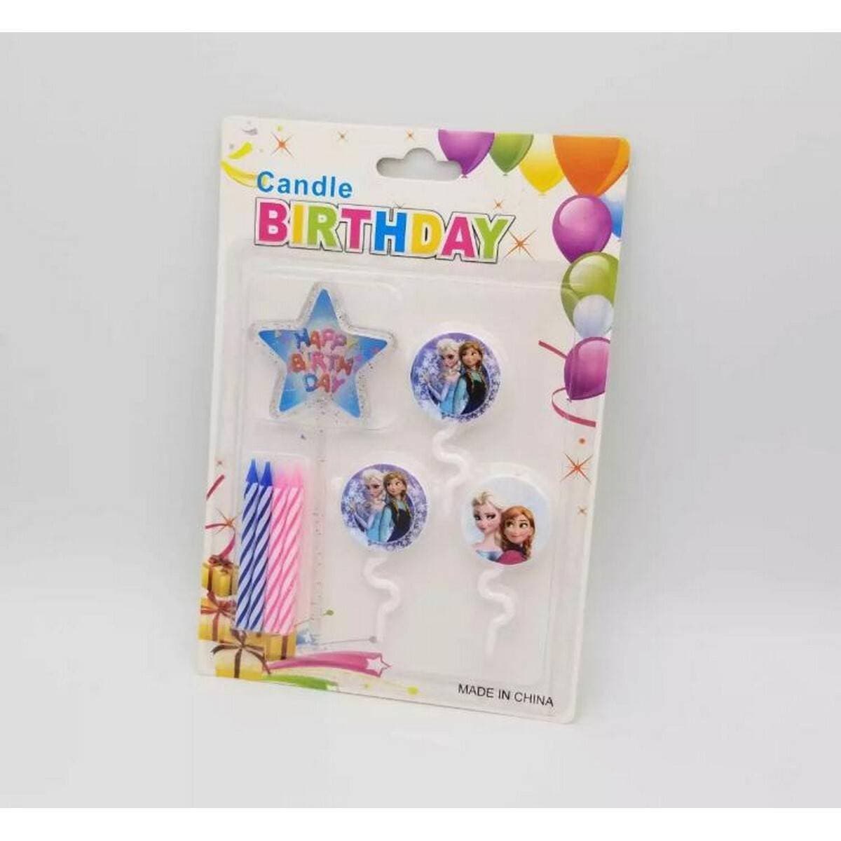 8 Pcs Frozen Themed Cartoon Kids Birthday Cake Toppers